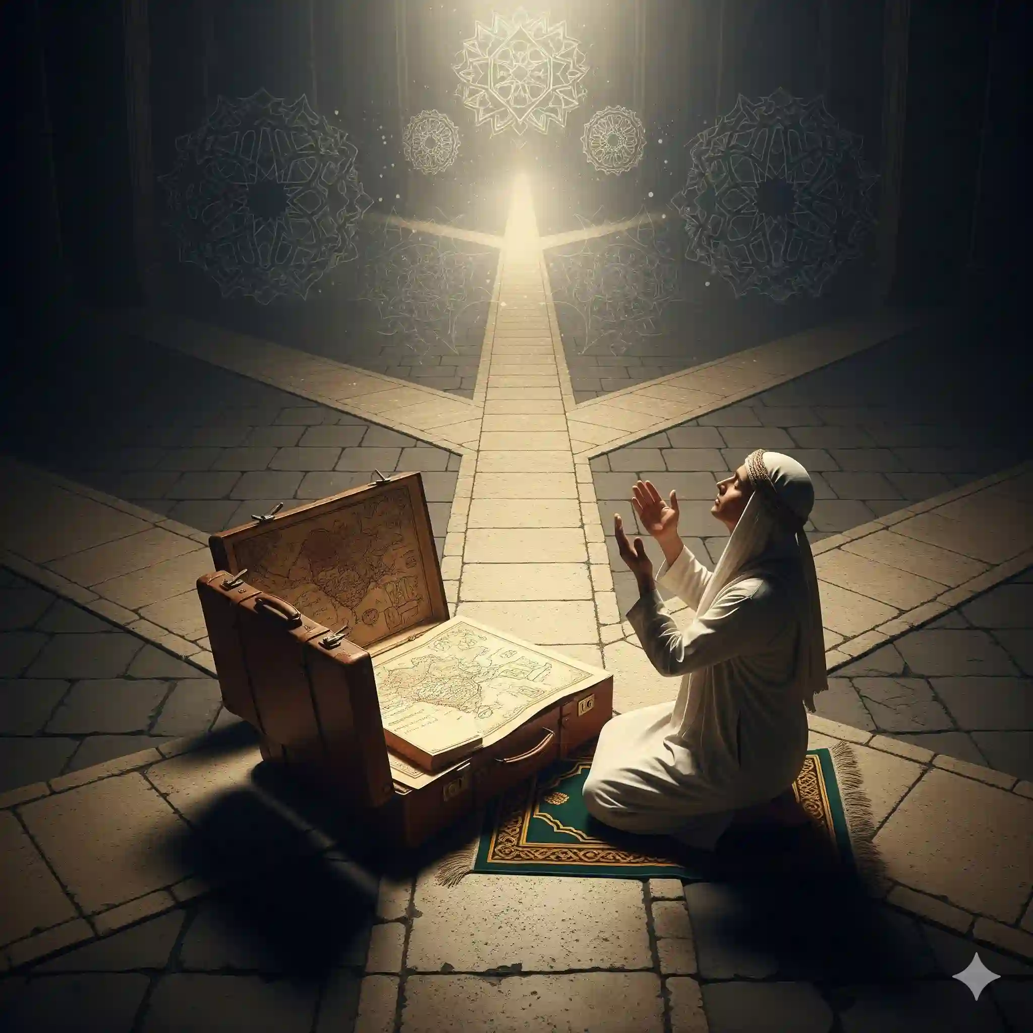 Family considering travel or moving decisions