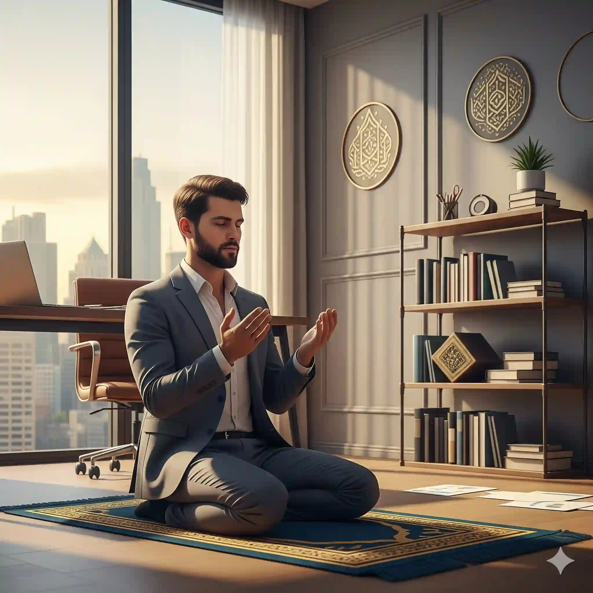 Professional seeking career guidance through Istikhara